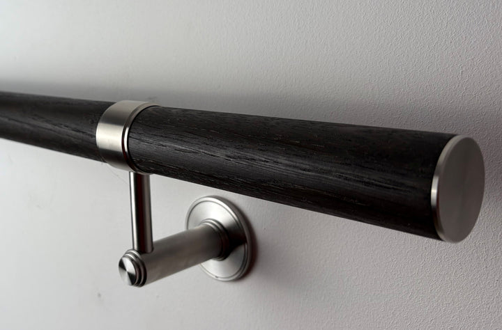 Modern Heritage Black Oak Handrail Kit – UK Made