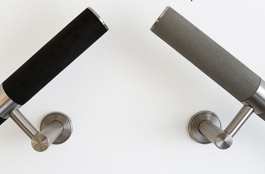 Contemporary Oak Handrail Kit – Black & Grey Finishes (42.4mm Diameter)