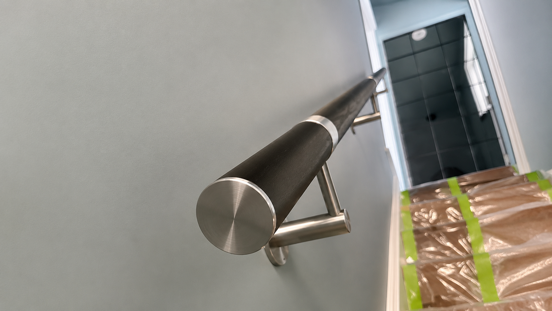 Watch a CoreMount Straight Handrail Being Installed