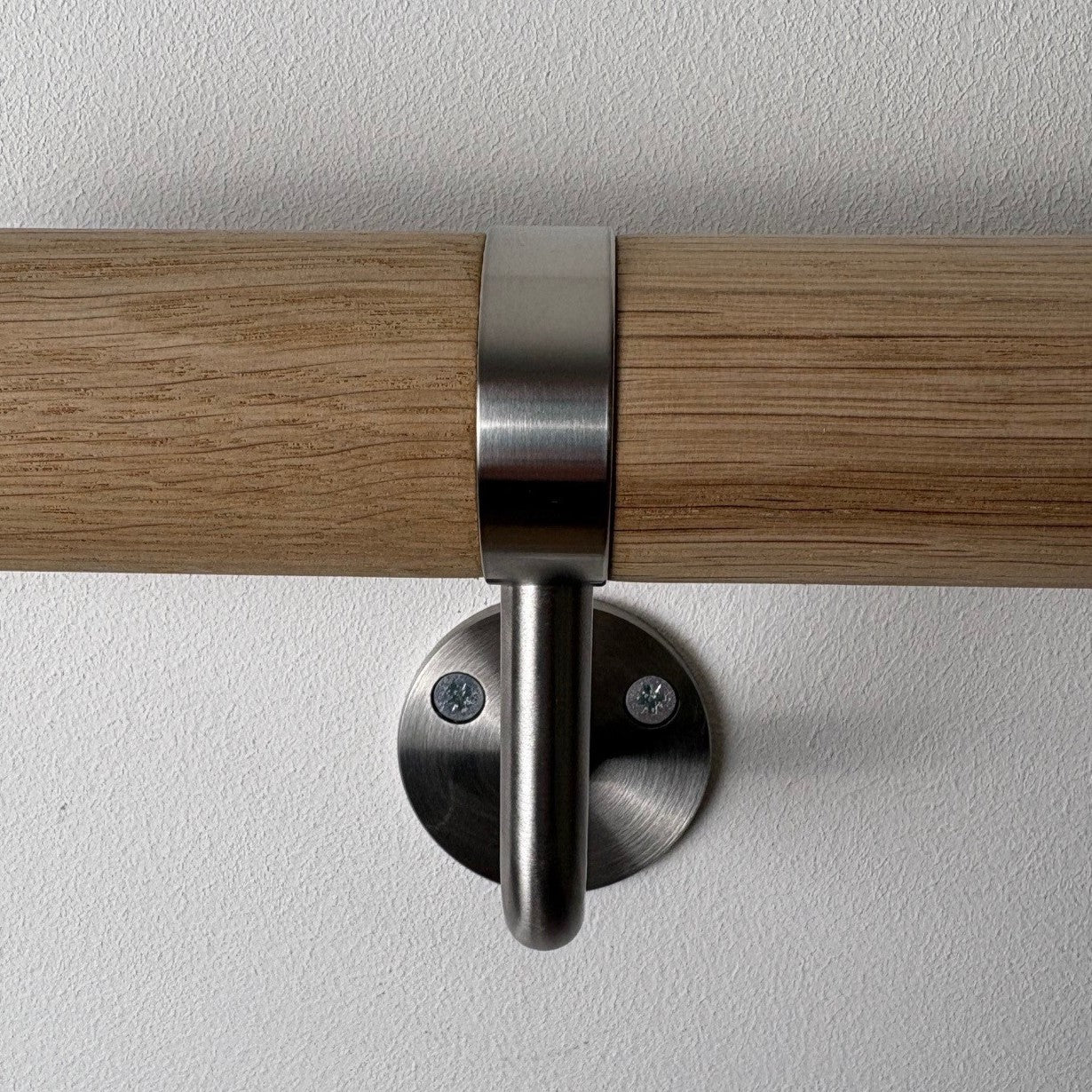 Slimline Oak Wall Handrail Kit