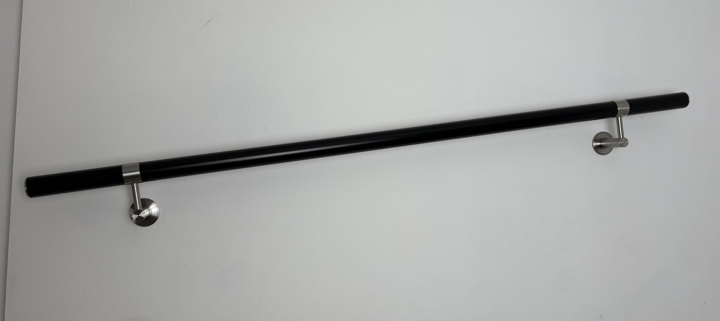 Black Stainless Steel Modular Handrail kits - 42.4mm diameter