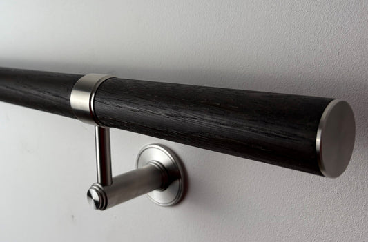 Modern Heritage Black Oak Handrail Kit – UK Made