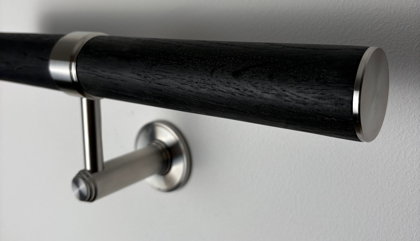 Premium Heritage Oak Wall Handrail Kit