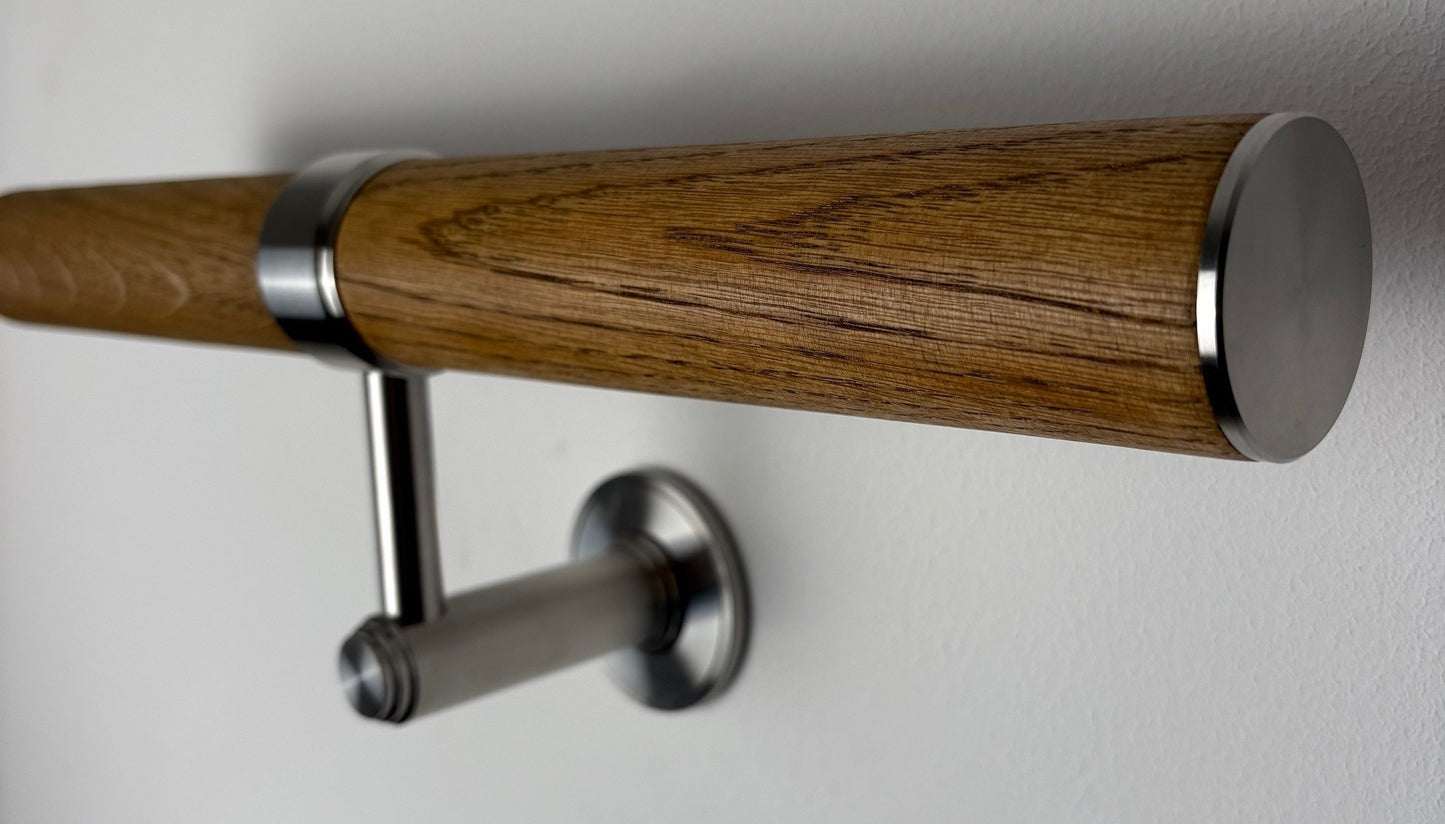 Premium Heritage Oak Wall Handrail Kit