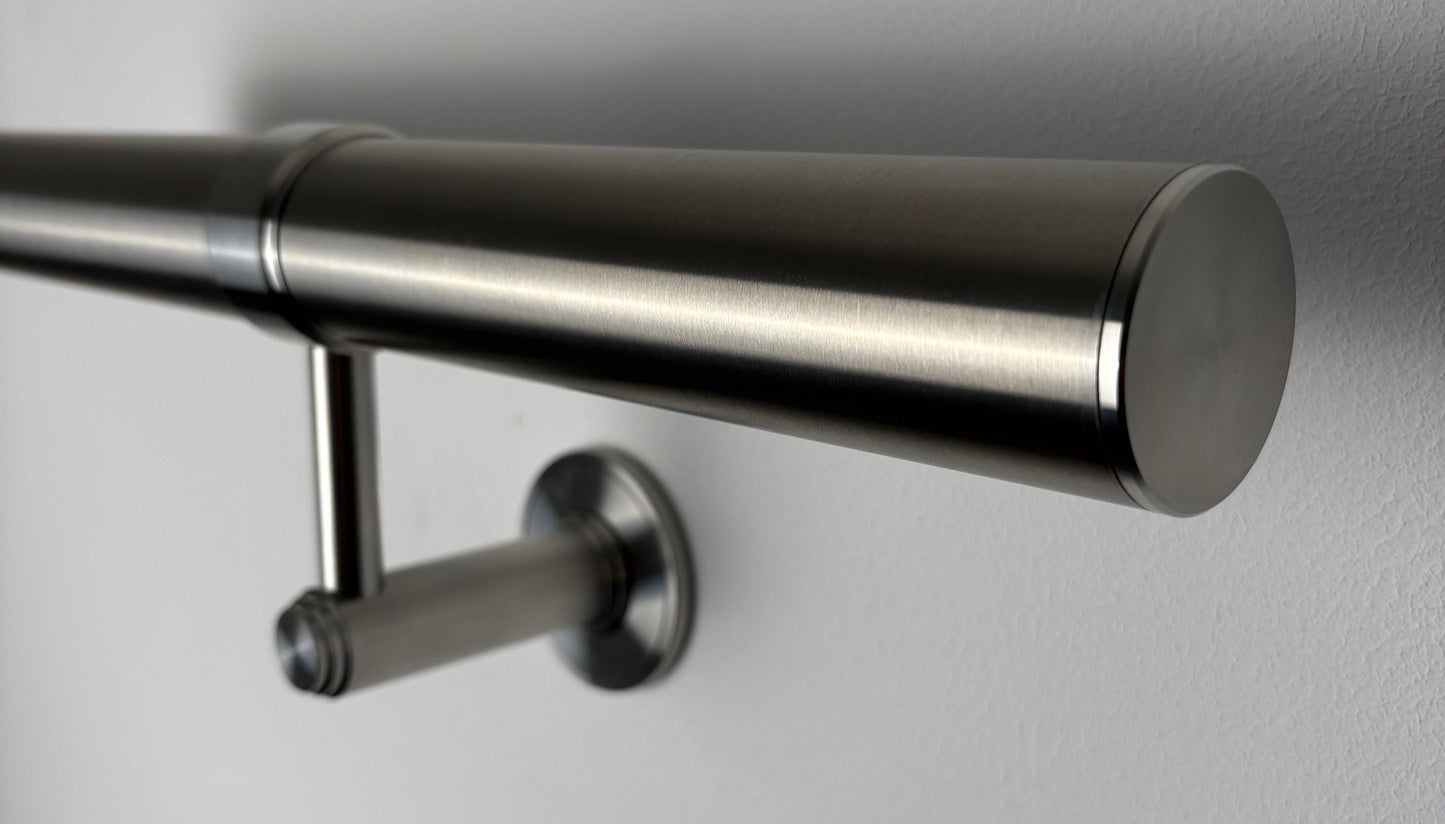 Premium Heritage Stainless Steel Wall Handrail Kit