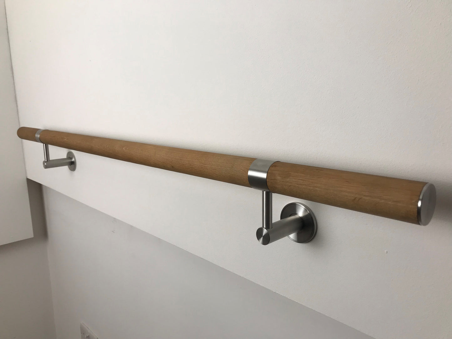 solid oak handrail